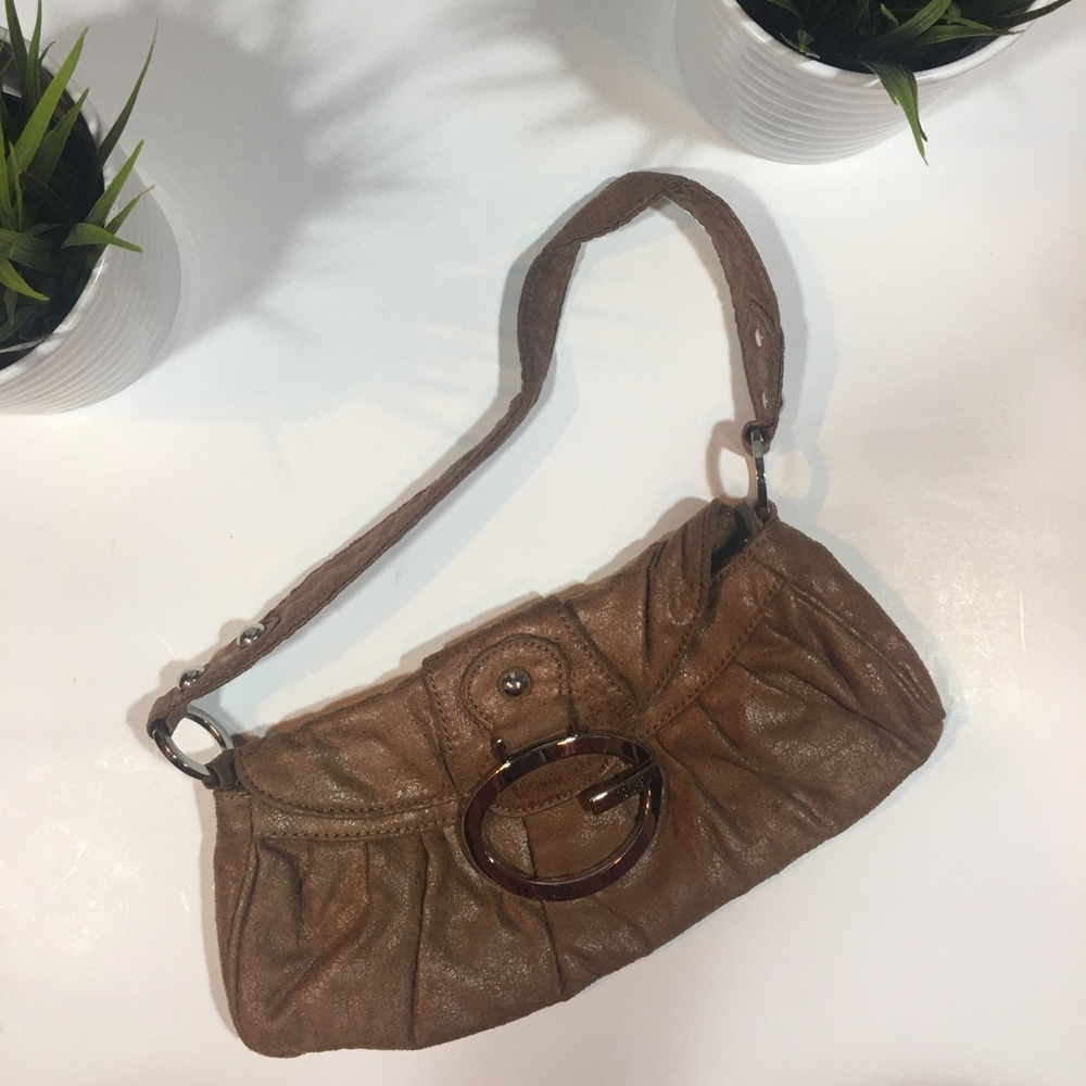Guess small brown purses with one shoulder strap